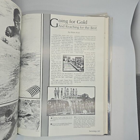 1988 Boca Raton FL Community High School PAW Yearbook Cutting Edge - Picture 7 of 9